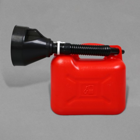 Kanistr Fuel and Manic Ground, 5 L, with a funnel, red-4