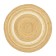 June carpet round with white inserts Ethnic, size 90 cm