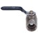 Ballic Aqualink, PN 50 tap, inner/internal thread 2 ", pen, nickel.