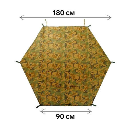 Paul for a winter tent, hexagon, 180 x 180 cm, mix
