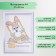 Photo frame plastic 21x30 cm 4 episode, light lilac