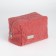 Lightning cosmetic bag, textura, pink color