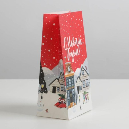Package without pens "New Happiness", 10 x 19.5 x 7 cm, New Year-2
