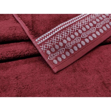 Bamboo towel Primvelle anders, 500 g, size 50x90 cm, burgundy color-2