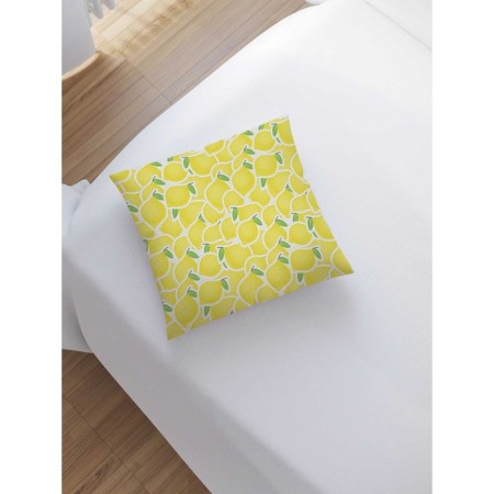 Pillowess decorative "lemon canvas", on a zipper, size 45x45 cm-1