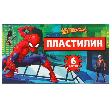 Plasticine 6 colors 60 g "Spider Man"-4
