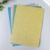 Soft color plastic with A4 sparkles, set 4 pcs