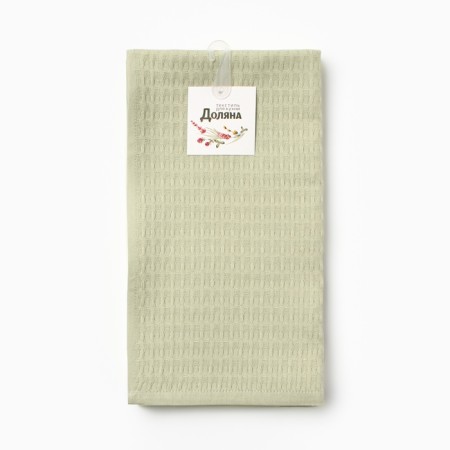 Set of kitchen. Lonelon "Dolyana" bel., Oliv. 35x60cm-3 pcs., 100% HL, waffle, 220 g/m2-7
