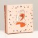 Folding box, "girl's silhouette" 20 x 20 x 6 cm set 5 pcs