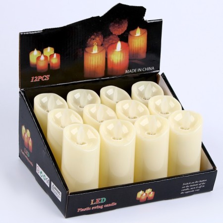 Candle LED "Flame", burning yellow-5