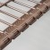 Sushilka for linen floor, working length 18 m, color pink gold