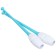 Bulas for rhythmic gymnastics inserted Grace Dance, 36 cm, white/blue color
