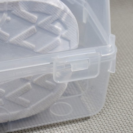 Box for storing the shoes "Renoma", 32 × 19 × 10.5 cm, the color is transparent-7