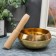 Singing Chalice Metal Golden Gloss with a resonator 4.5x8x8 cm