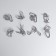 Metal puzzles "Military equipment" (set 8 pcs)