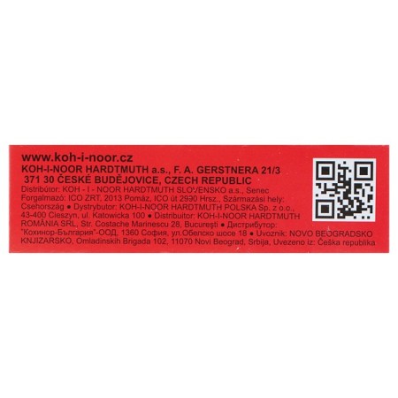 Eraser Koh-I-Noor 6875/40, rubber, color, with children's pattern, mix-2