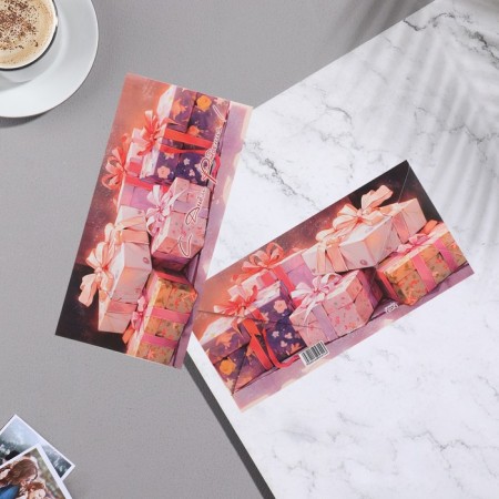 Money envelope "Happy Birthday!" Gifts, 8x16.3 cm-1