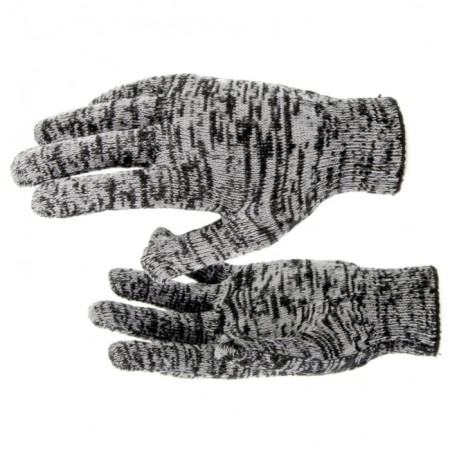 Gloves, x/b, knitting class 10, without coating, melange