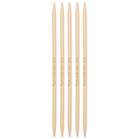 Stock, bamboo, 4.0 mm/15cm knitting needles, 5 pcs-1