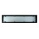Airline license plate frame, anti -vandal, metal, black