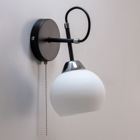 Sconces Citilux "Stephen" CL141411, 12x25.5 cm, 1x75W, e27, black color-11