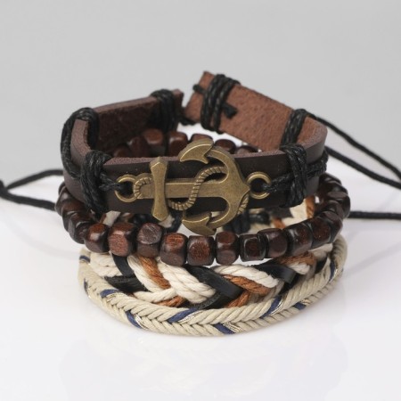 Bracelet Skin "Aurora" anchor, color, d = 7.5 cm-1