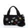 Youth bag with zipper, black color
