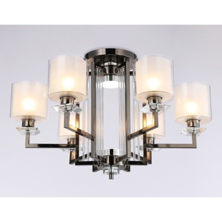 Ceiling chandelier Ambrella Light, Traditional, TR4422, 6HE27, Black Chrome Color-3