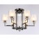 Ceiling chandelier Ambrella Light, Traditional, TR4422, 6HE27, Black Chrome Color