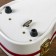 Casket Musical Plastic Mechanical "Violin" White 6x34.5x12.7 cm