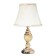 Table lamp "Valencia" 1he27 40W white-gold 24x24x42 cm Risalux