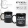 Homeleon mug Ceramic “Voorous Regime”, 350 ml, black color