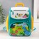 Pigpine Plastic "Backpack with dinosaurs" Sound AA 18x10x19.8 cm