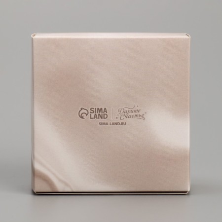 Box for jewelry, packaging, “silk”, 7.5 x 7.5 x 3 cm-5