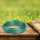 Artificial rattan 6 mm 100 m wave (green metallic)