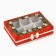 Folding box under 6 sweets “Snow Tale”, 13.5 x 9.8 x 3.8 cm, New Year