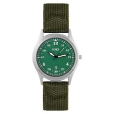 Watch of wrist, d-4.2 cm, strap L-23 cm, width-2.2 cm, luminous arrows