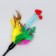 Tearing with feathers and springs "Positive", mix of flowers