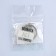Acrylic keychain with a joke "There is no talent, there is perseverance", diam. 4.5 cm