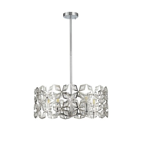 Suspension lamp ST LUCE. SL1104.103.05. CASTO. 5x60 watts, E14, 58x58x23 cm, chromium color-5
