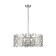 Suspension lamp ST LUCE. SL1104.103.05. CASTO. 5x60 watts, E14, 58x58x23 cm, chromium color