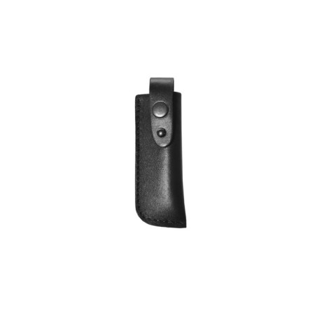 A folding knife case is small, leather, mix of flowers-1