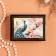 Casket "Peacock and Sakura", black, 8 × 10.5 cm, lacquer miniature
