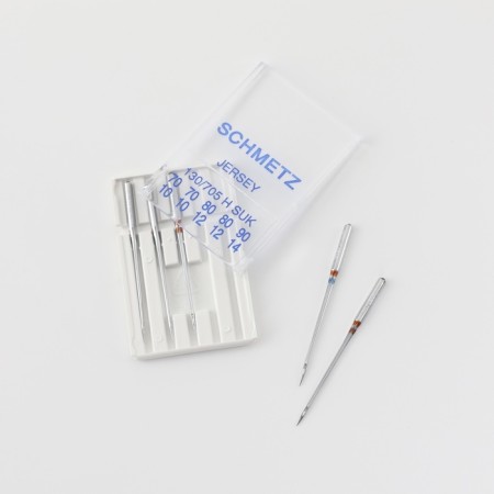 Needles for household sewing machines, for Jersey, No. 70-90, 5 pcs-1