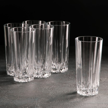 Set of glasses 6 pcs high karat 330 ml