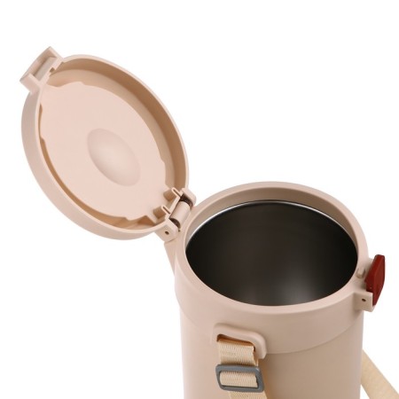 Thermos for meals, 1.2 l, 3 containers, folding spoon, retains heat up to 24 hours, 27 x 15 cm-8