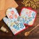 The kitchen set of the shade "Tulips", a take -out 17*17 cm, mitten 26*16 cm, 100% p/e