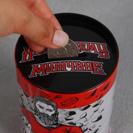 The piggy bank is a “real man”, 8 x 12 cm.-5