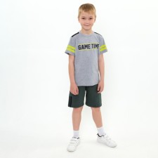 Shorts for a boy, khaki color, height 134 cm