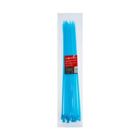 Nylon screed 4.8x400 mm tundra, blue color, 25 pcs-1
